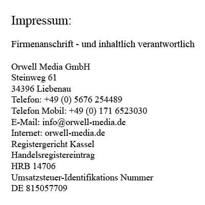 Hier sollten Sie das Impressum von Goldkurs.com sehen